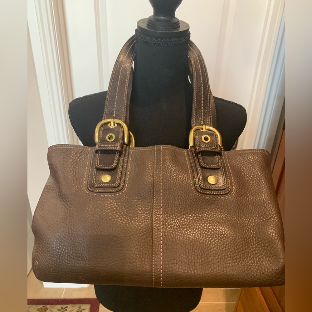 Coach Brown Leather Shoulder Bag